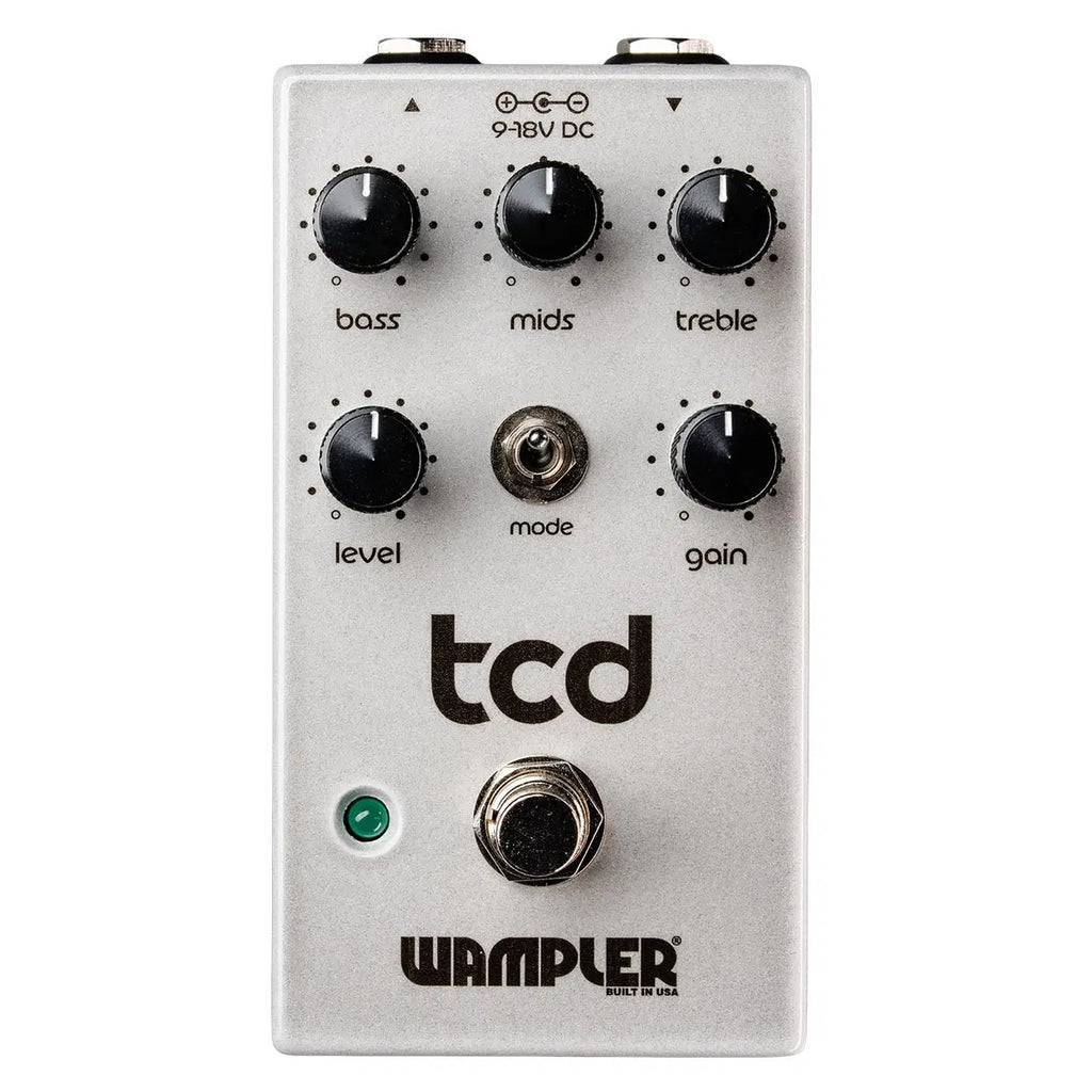 Wampler TCD The Compulsion Drive Distortion Overdrive Pedal - Silver, Built in USA