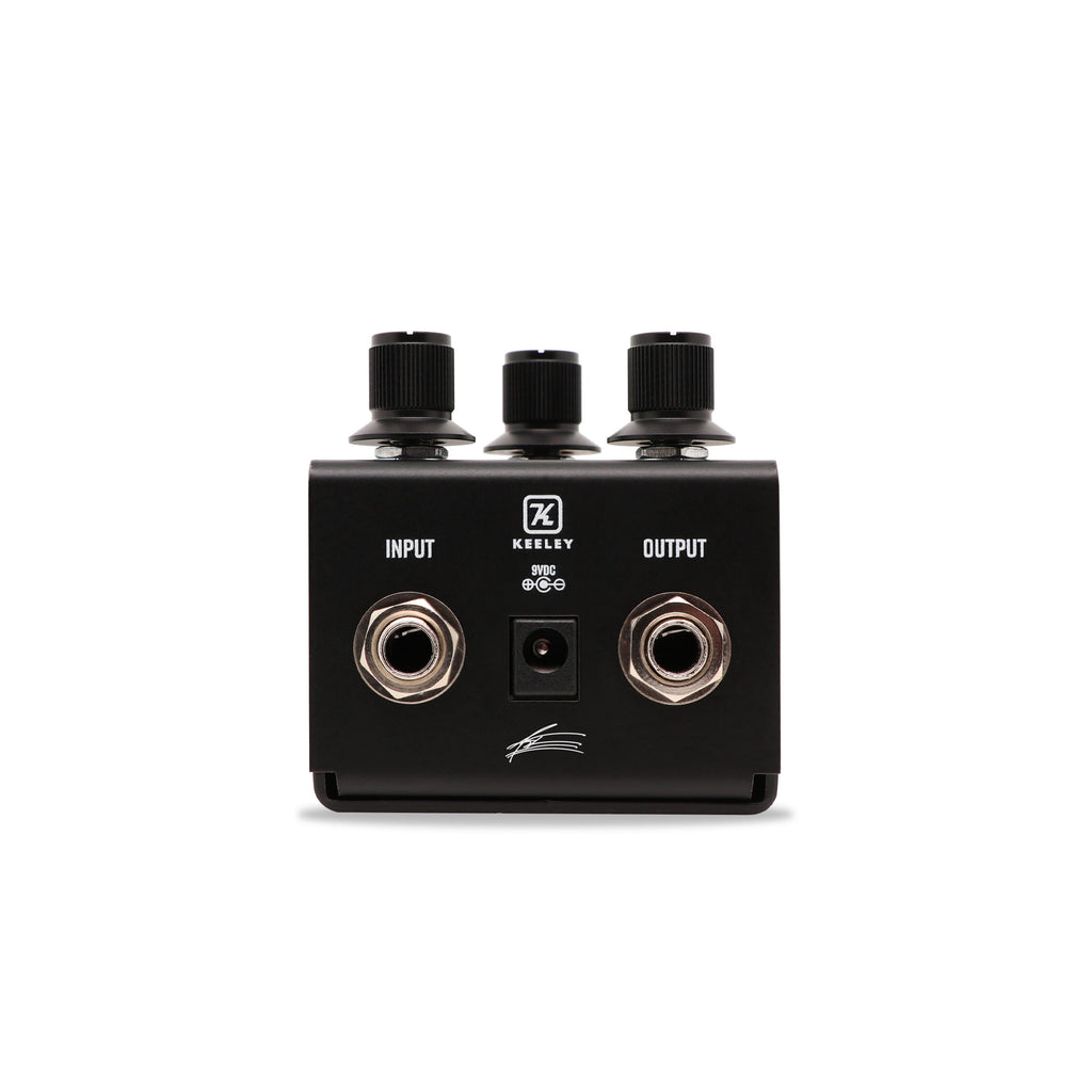 Keeley Muse Driver overdrive pedal — footswitch detail