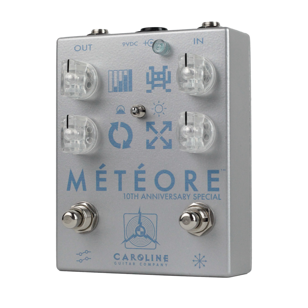 New Caroline Guitar Company Météore 10th Anniversary Lo-fi Reverb Pedal Meteore