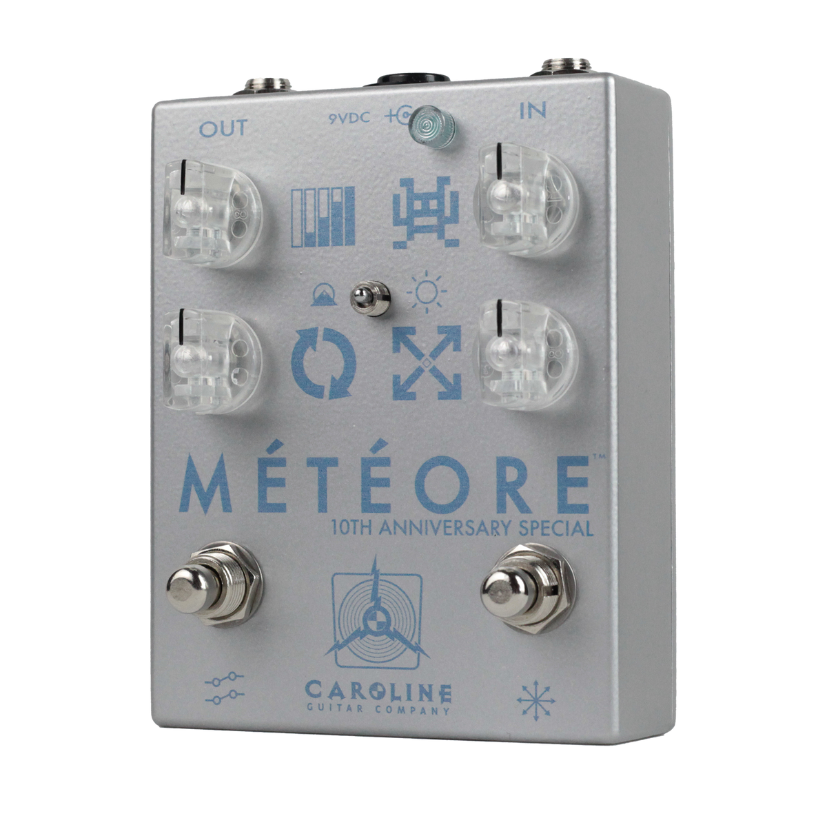 New Caroline Guitar Company Météore 10th Anniversary Lo-fi Reverb Pedal Meteore