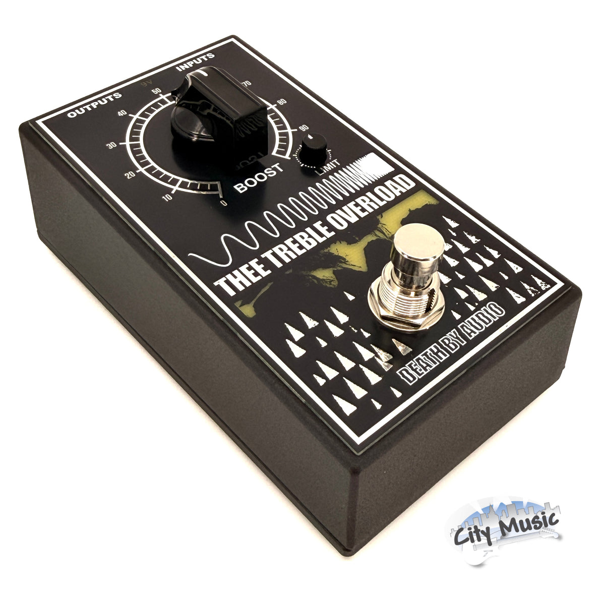 Used Death By Audio Thee Treble Overload Stereo Treble Boost Guitar Effects Pedal ♫