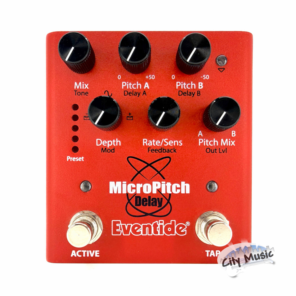 Used Eventide MicroPitch Delay Pitch Shifter Guitar Effects Pedal ♪