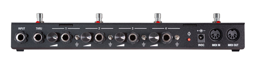 New Voodoo Lab Amp Selector PRO Four Output Programmable Switch/Blend Pedal