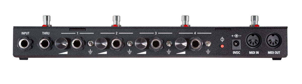 New Voodoo Lab Amp Selector PRO Four Output Programmable Switch/Blend Pedal