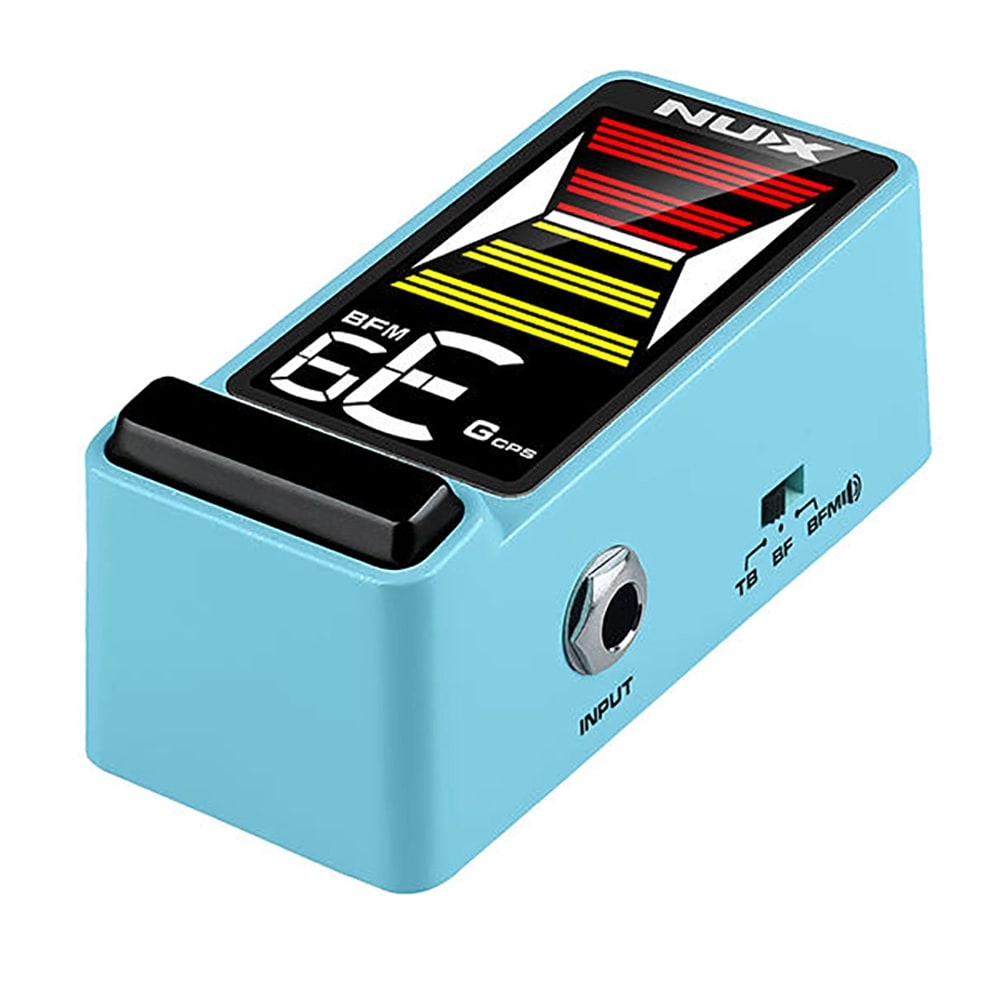NUX NTU-3 Flow Tune MKII tuner pedal — side input output jacks