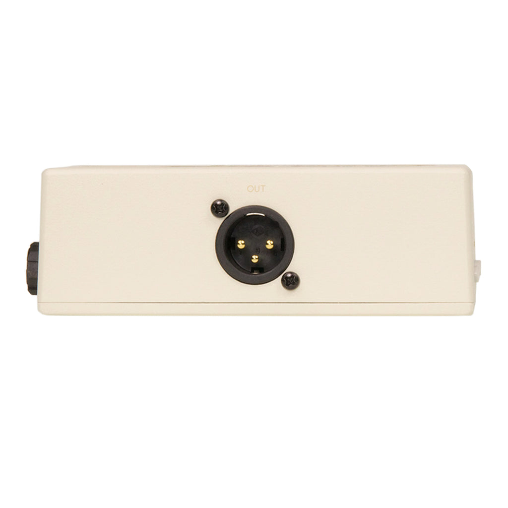 Walrus Audio Canvas Mono DI box — white, rear view