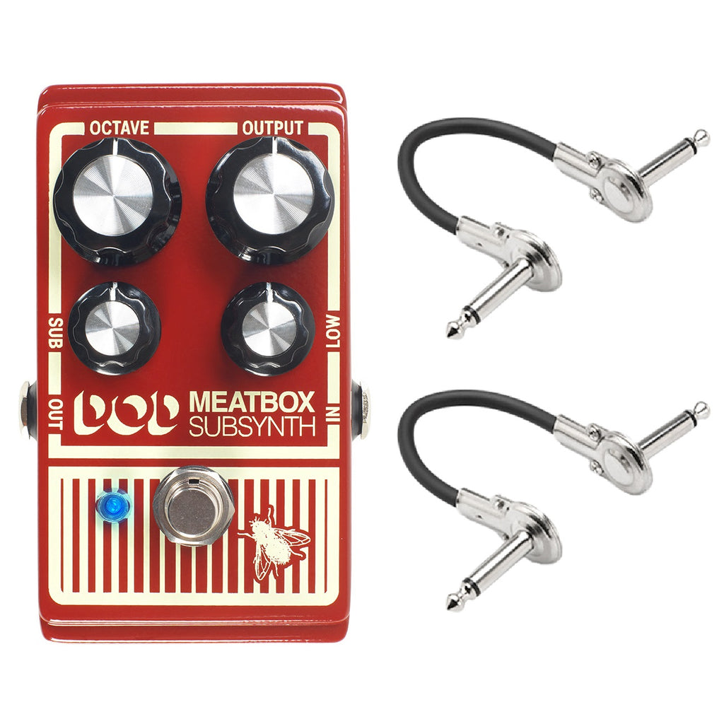 DOD Meatbox bass subharmonic synth pedal — control panel