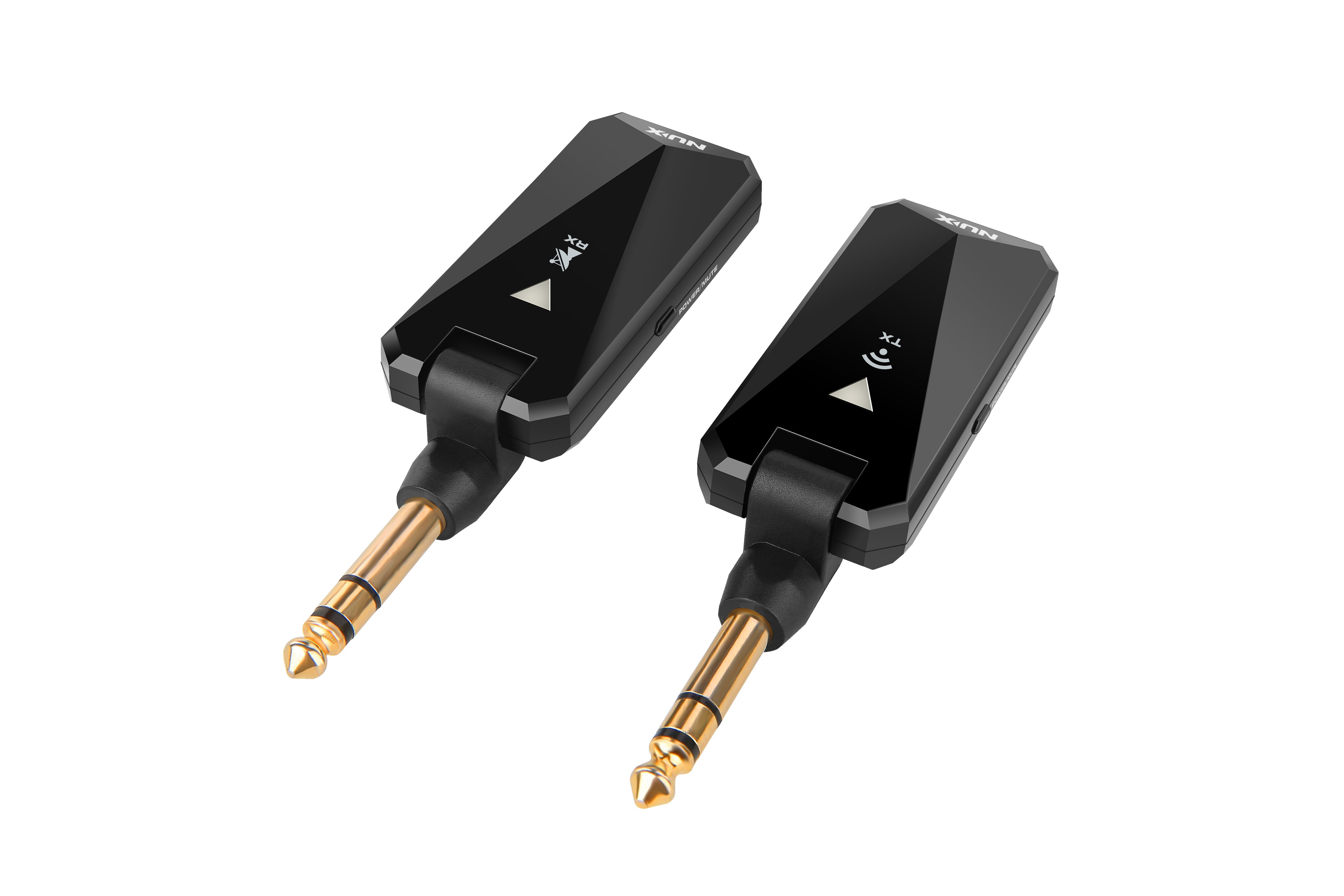 NUX B-5RC wireless system — receiver connected to amp