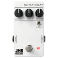 JHS 3 Series Glitch Delay pedal — white enclosure, top view with Glitch, Time, Repeats knobs