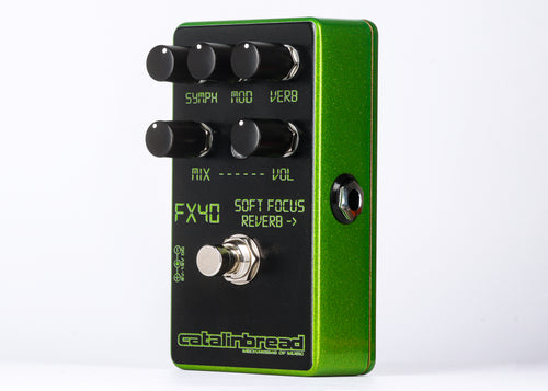 Used Catalinbread Soft Focus Limited Edition LCD Green Reverb Guitar Effect Peda
