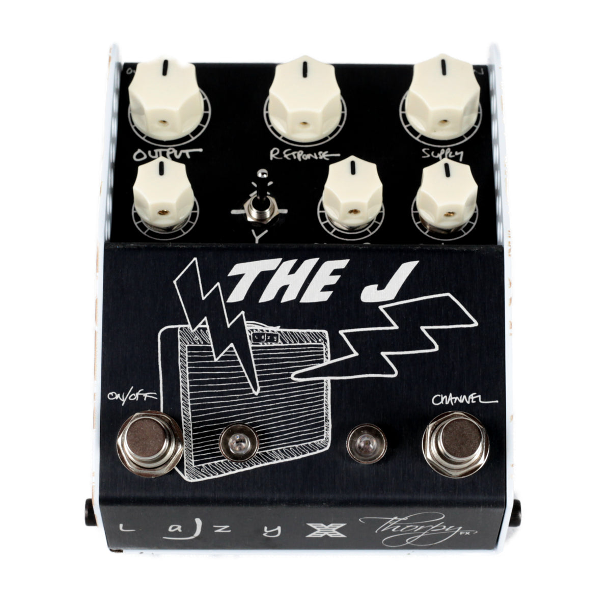 Used Lazy J x ThorpyFX THE J Analog Amp Emulator Guitar Effects Pedal