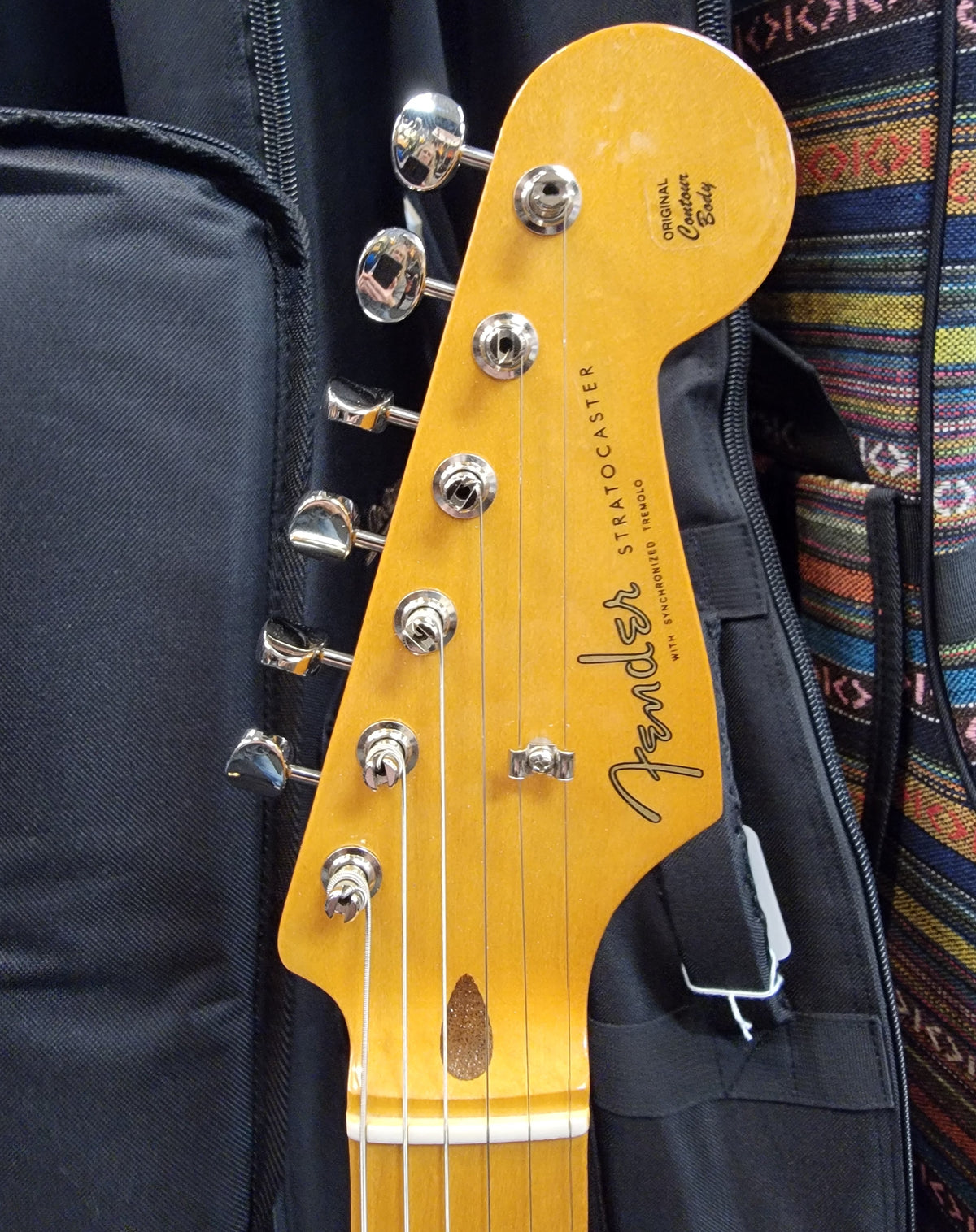 Fender Vintera III Late '50s Stratocaster Aztec Gold — headstock back