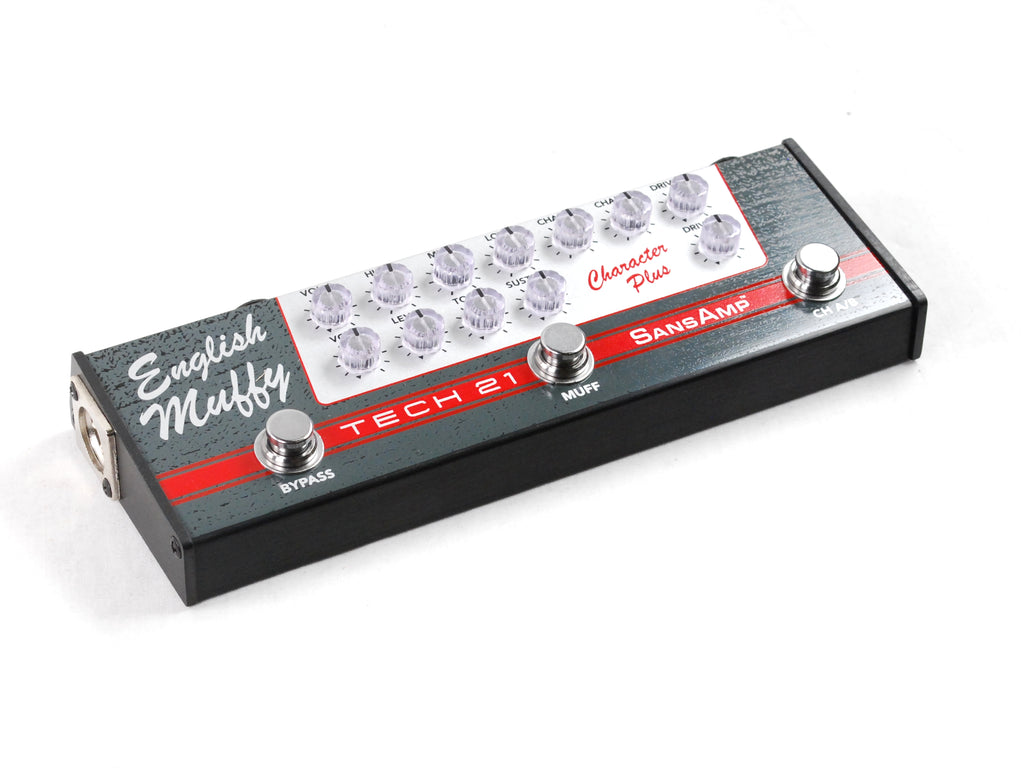 Used Tech 21 SansAmp Character Plus English Muffy Guitar Effects Pedal