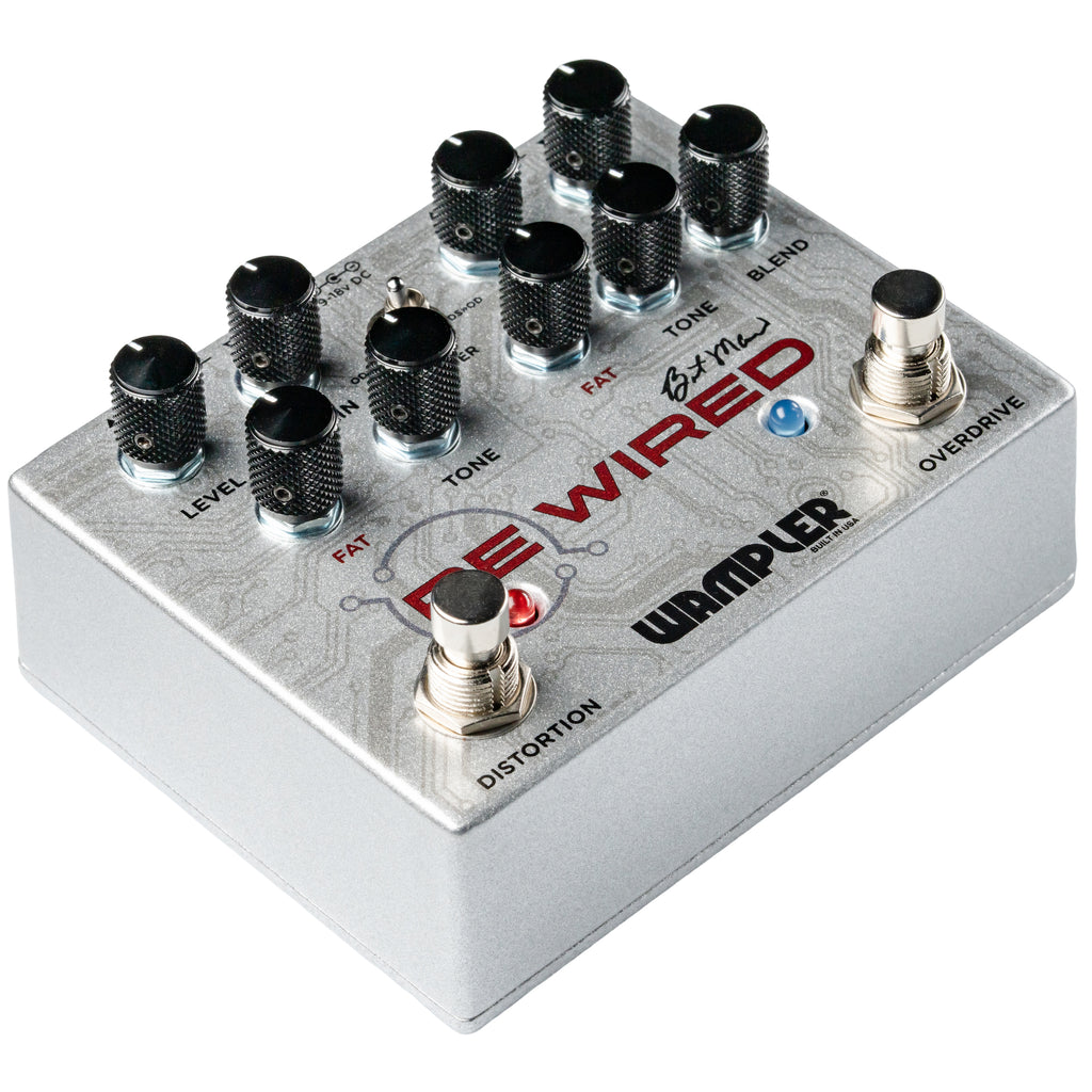 Wampler ReWired Brent Mason pedal - bottom view with serial number