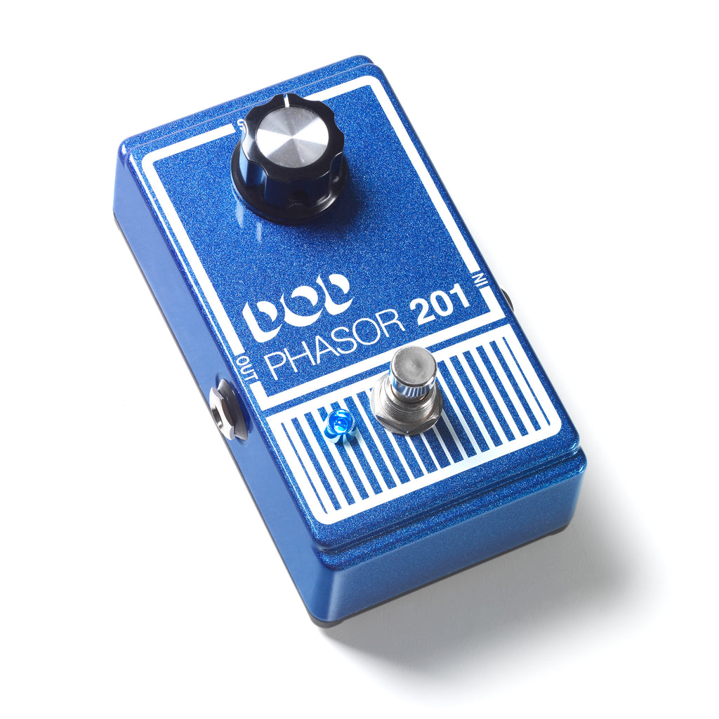 DOD Phasor 201 analog phaser pedal - side input jacks