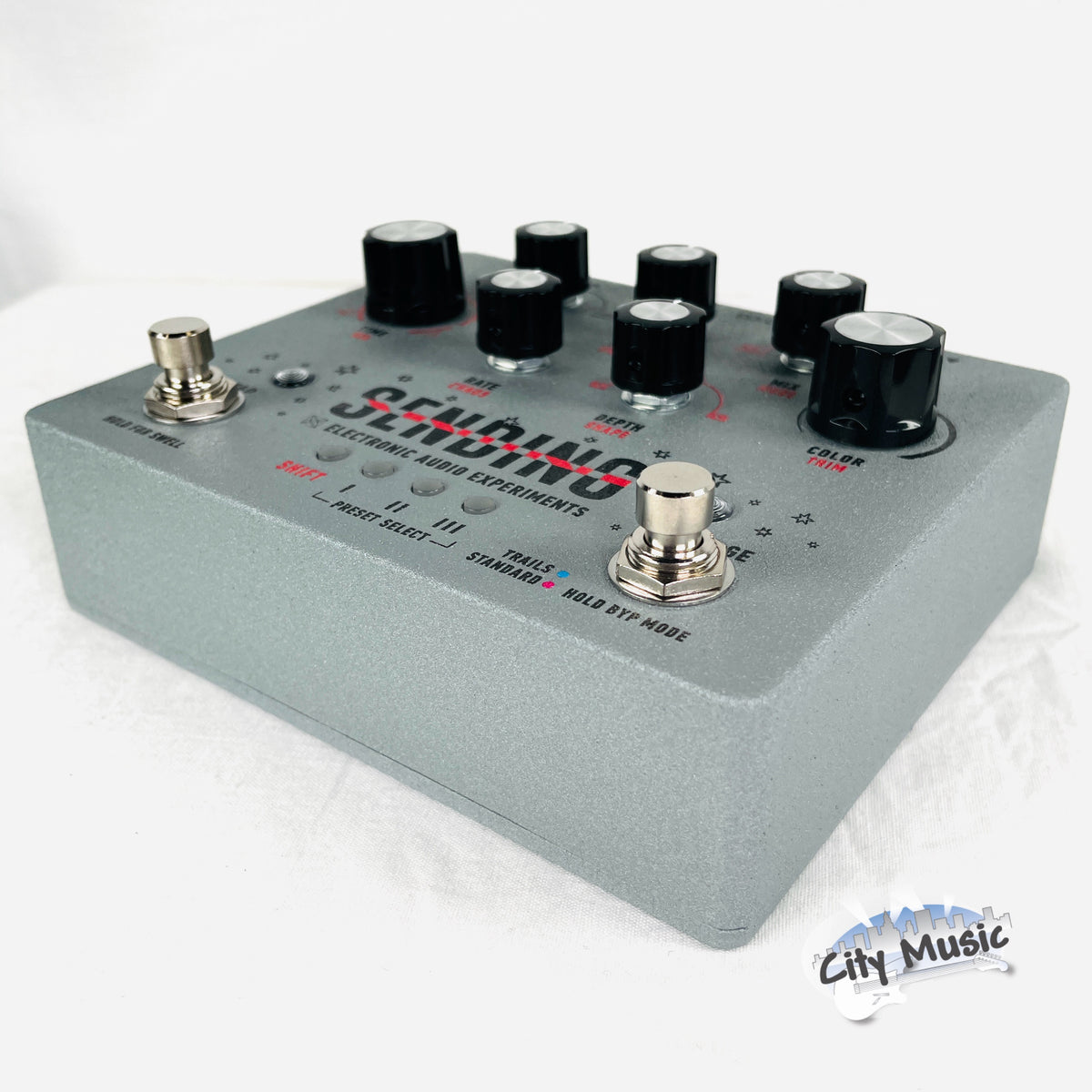 Used Electronic Audio Experiments Sending V2 Delay Guitar Effects Pedal ♫