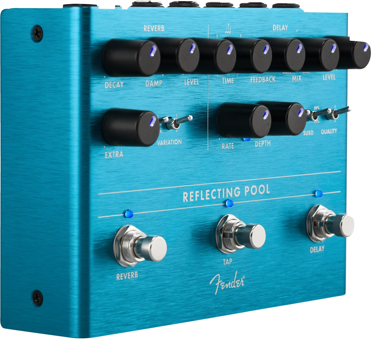 New Fender Reflecting Pool Delay & Reverb Guitar Effects Pedal