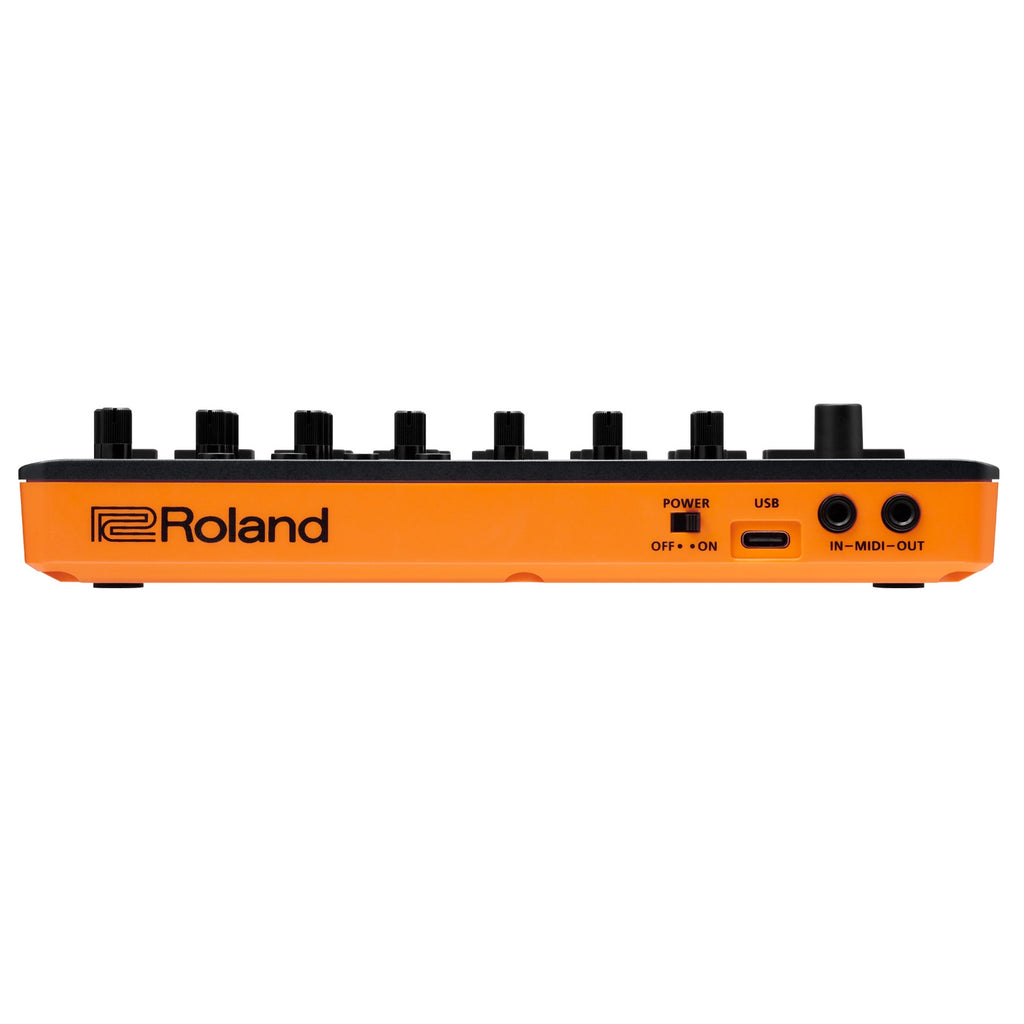 Roland AIRA Compact T-8 drum machine — side profile view