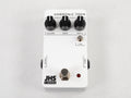 Used JHS 3 Series Harmonic Tremolo pedal - white enclosure top view