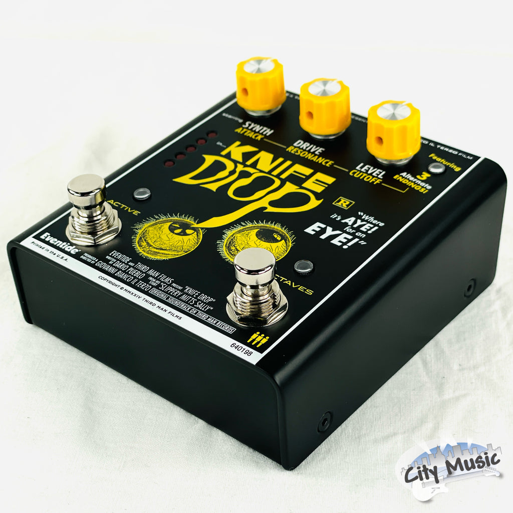 Used Eventide Knife Drop Sub-Octave Fuzz Synth Guitar Effects Pedal ♫
