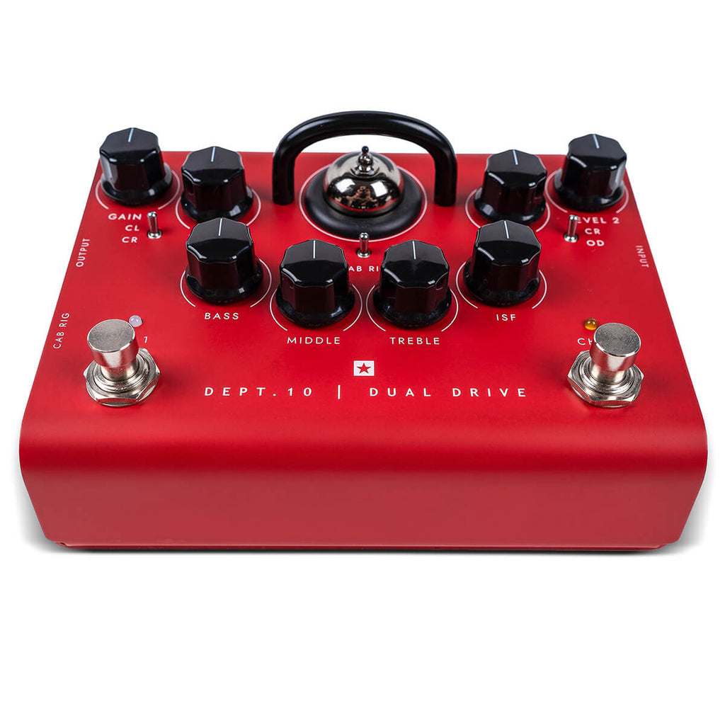 Blackstar Dept. 10 Dual Drive overdrive pedal footswitches
