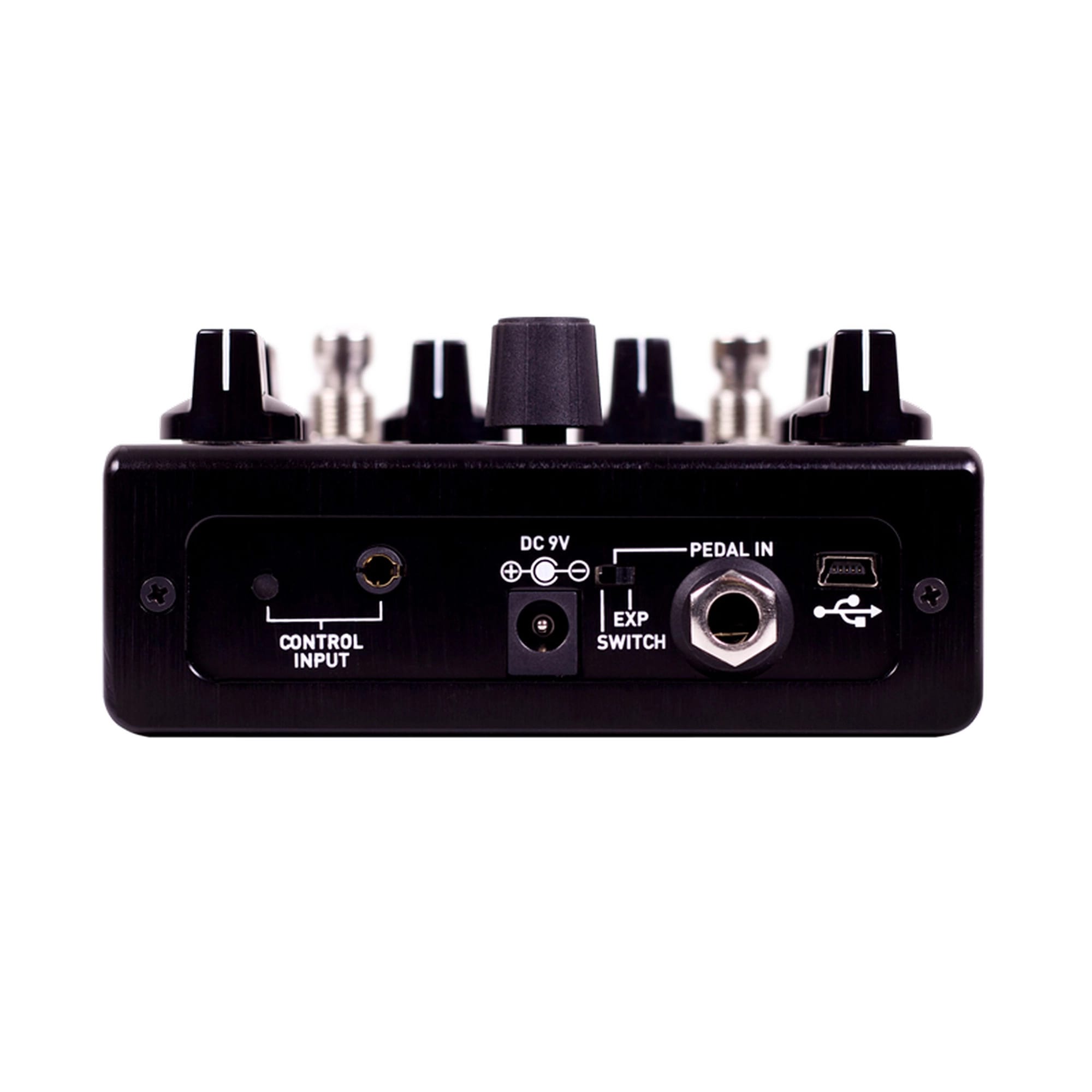 Source Audio Nemesis Delay ADT pedal — rear MIDI and USB ports