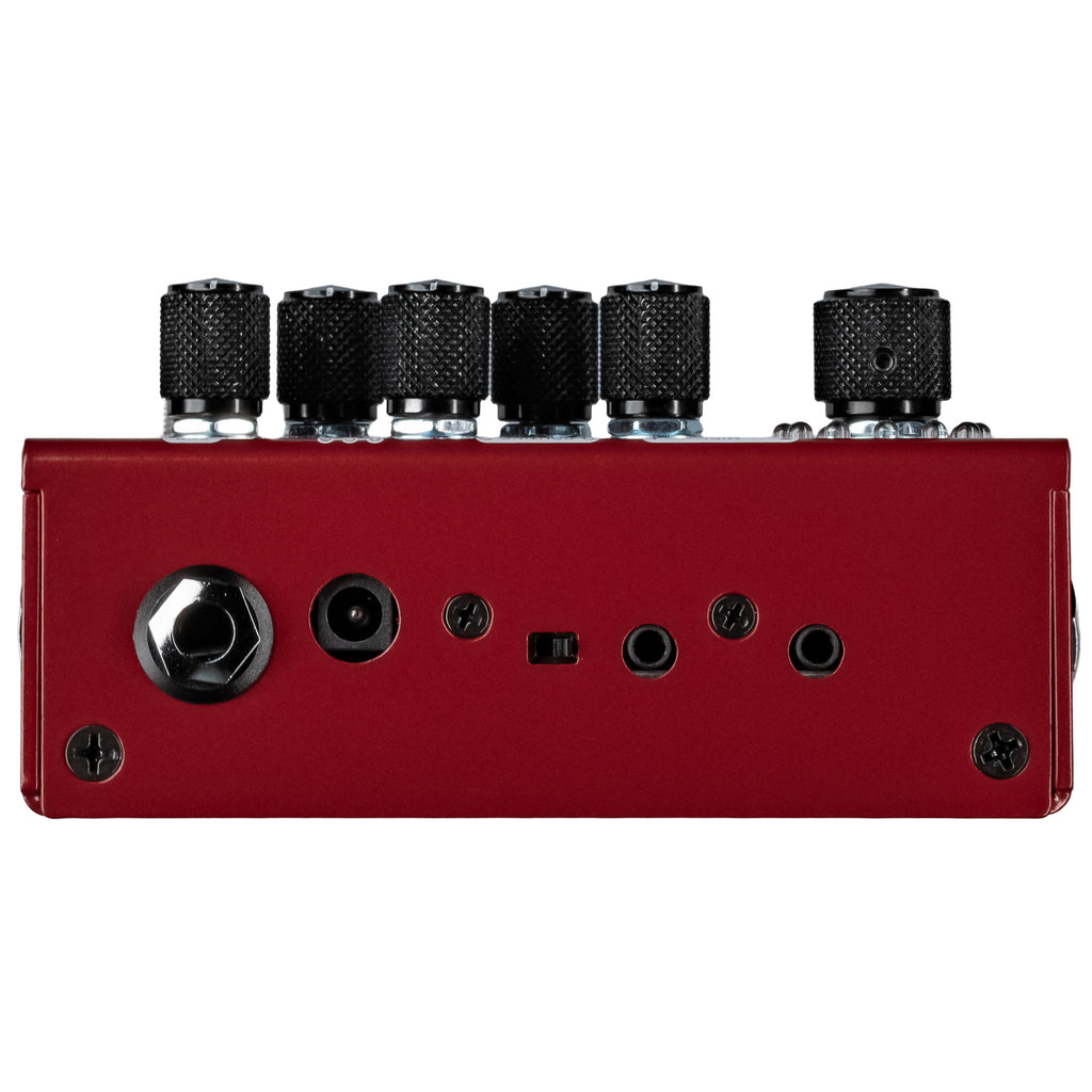 Wampler Catacombs reverb delay pedal — delay and reverb selector knobs