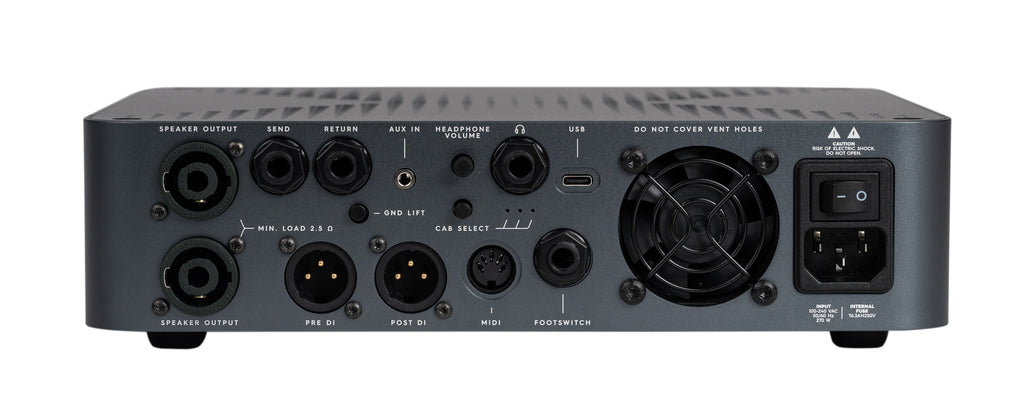 Darkglass Microtubes X 900 bass amp head — angled view