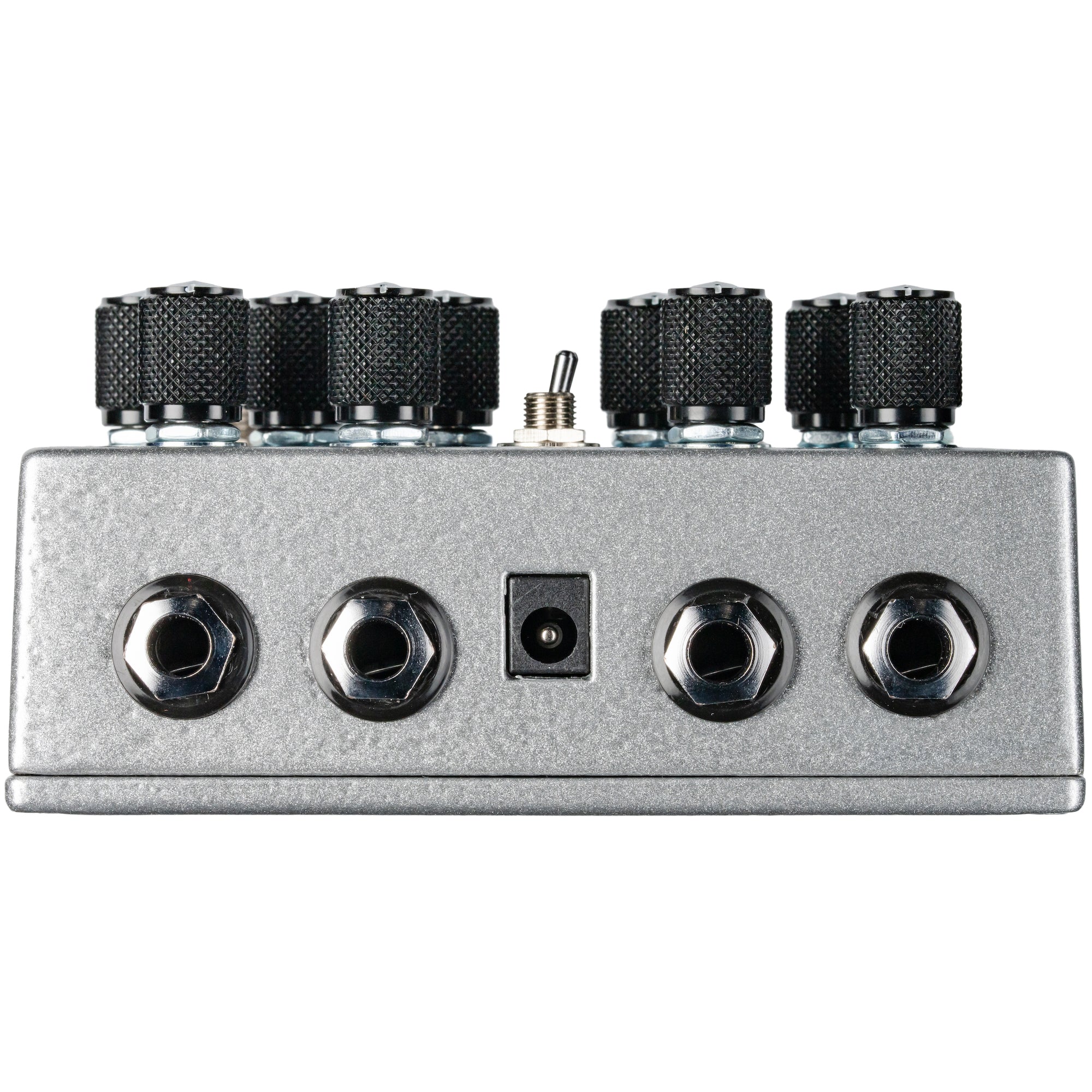 Wampler ReWired Brent Mason pedal - side view showing top-mounted jacks