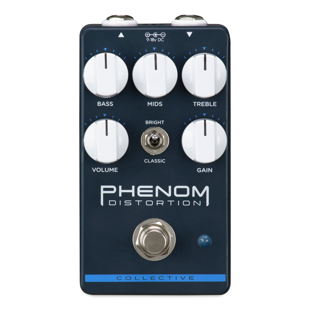 Wampler Phenom Distortion Guitar Pedal - Navy Blue, JFET, Collective Series, Built in USA