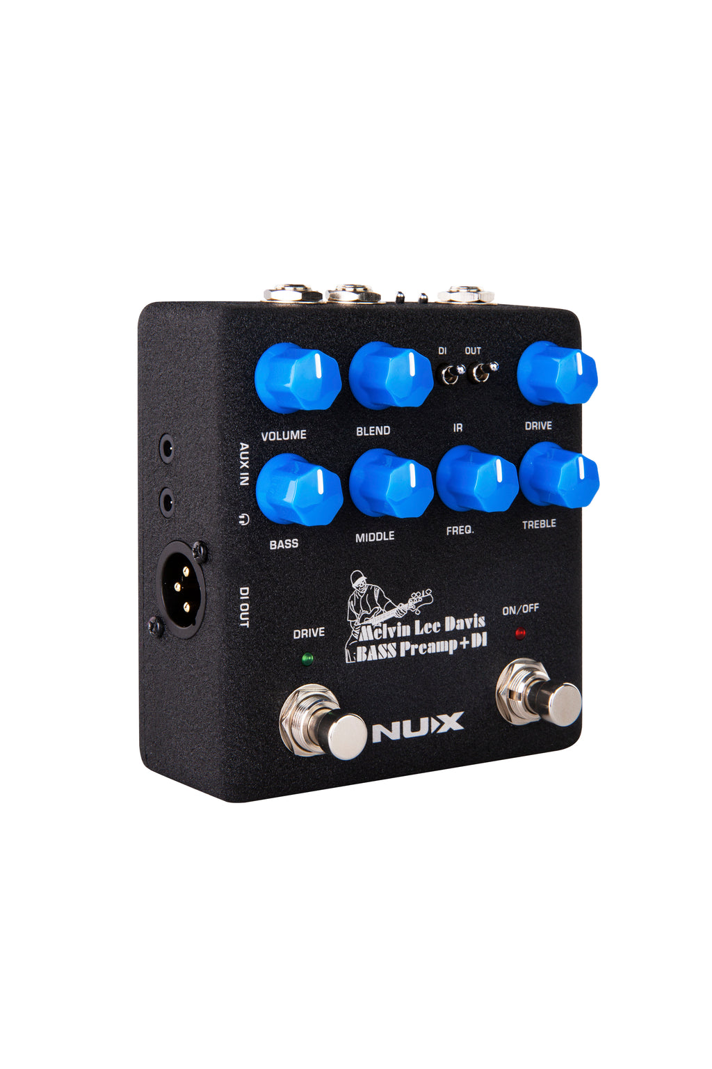 NUX NBP-5 bass preamp DI — specifications and ports overview
