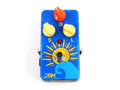 JAM Pedals Chill blue tremolo pedal — front view with sun and wave graphic