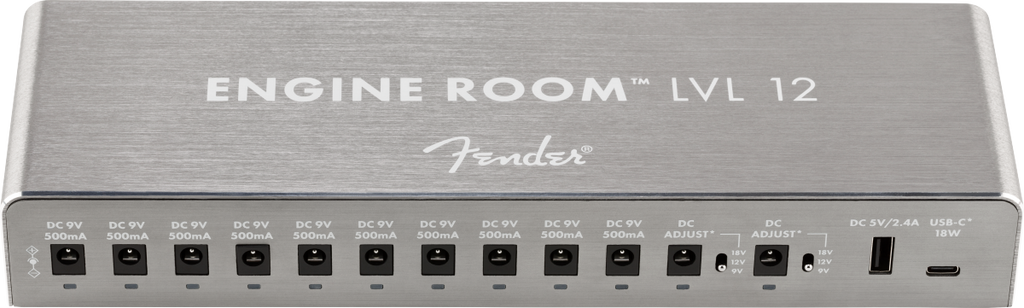 Fender Engine Room LVL12 power supply — switchable voltage outputs