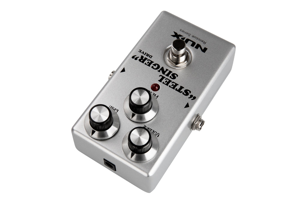 NUX Steel Singer Drive overdrive pedal — packaging box