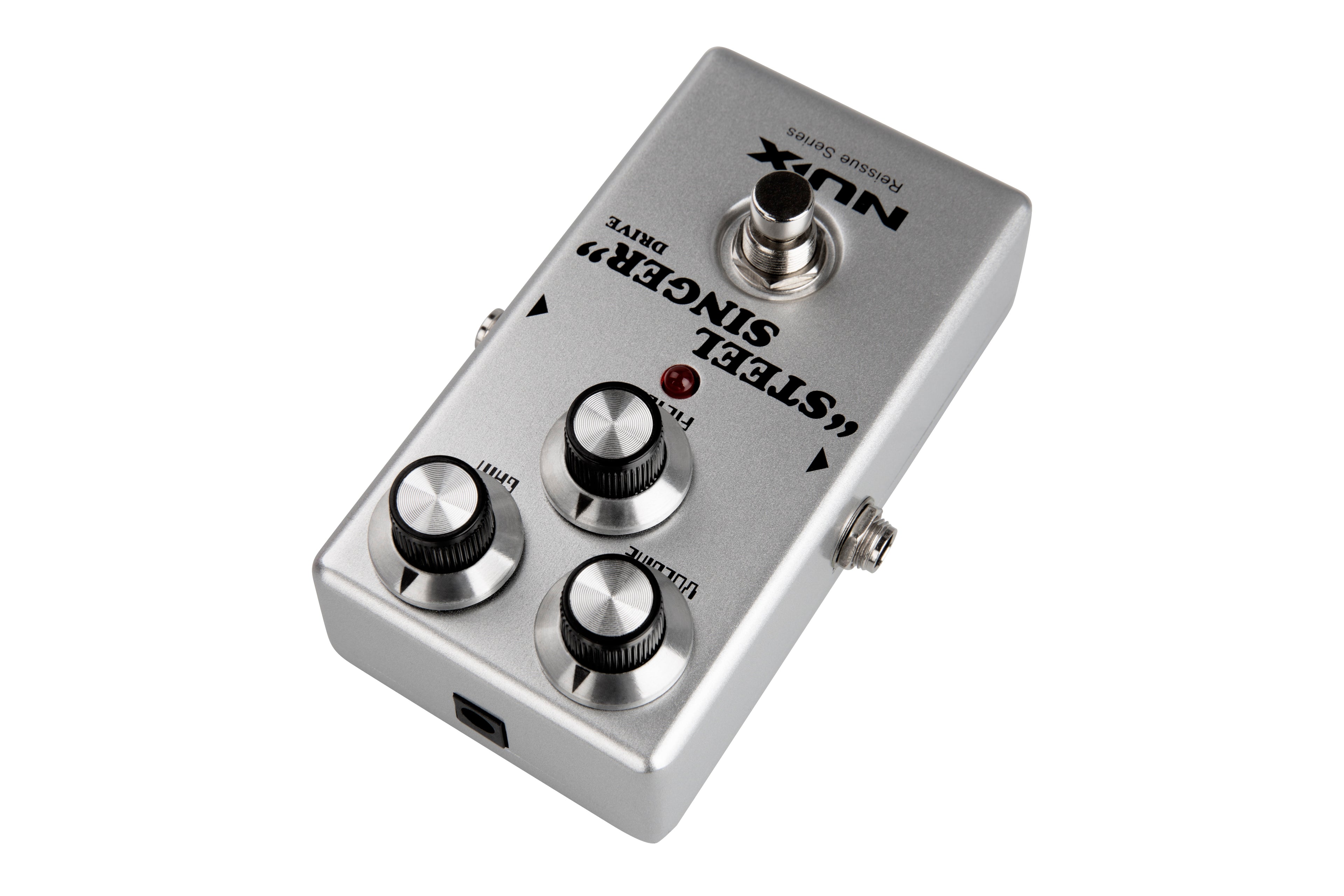 NUX Steel Singer Drive overdrive pedal — packaging box