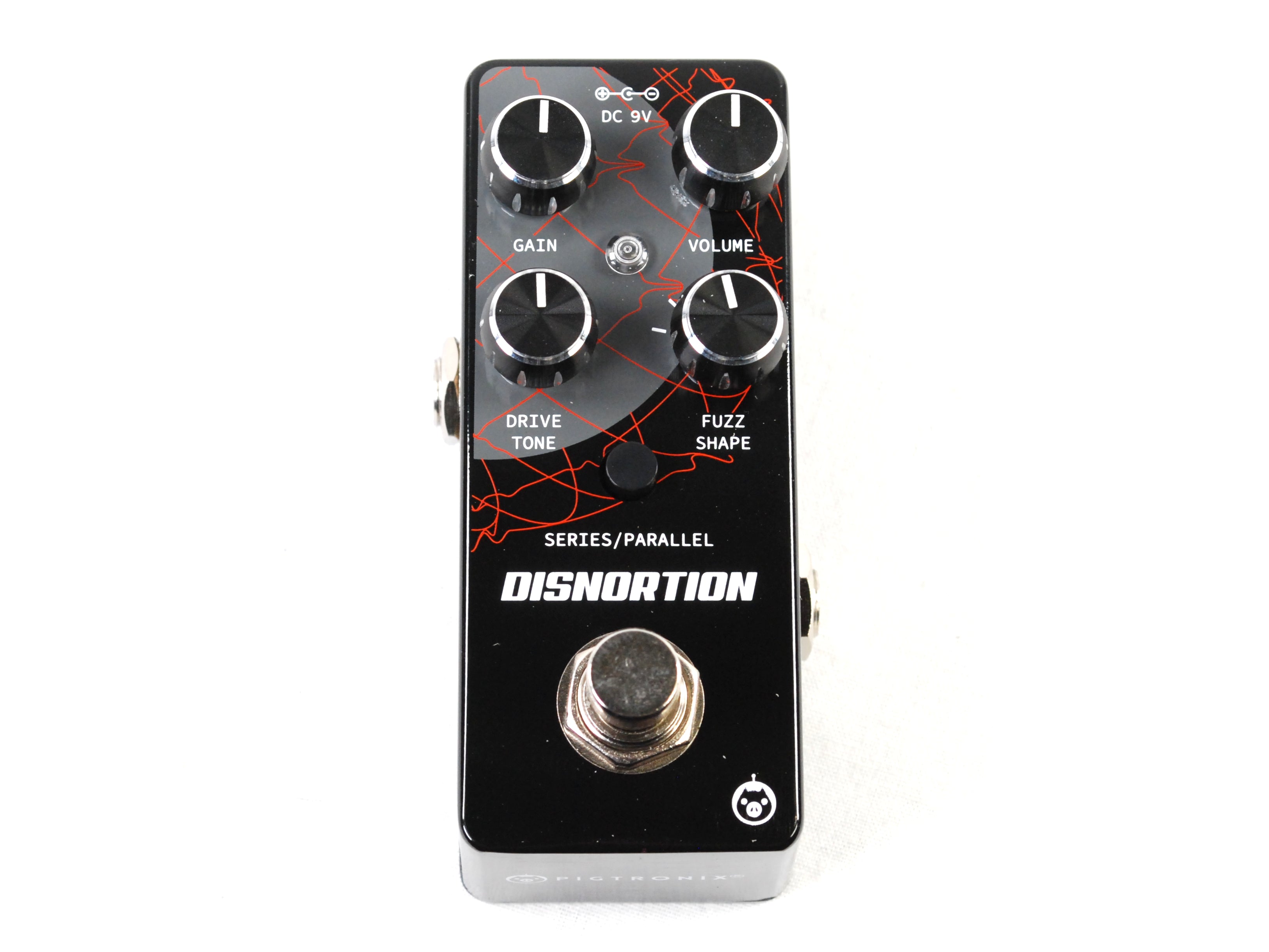 Pigtronix Disnortion overdrive/fuzz — Gain, Volume, Drive Tone and Fuzz Shape knobs