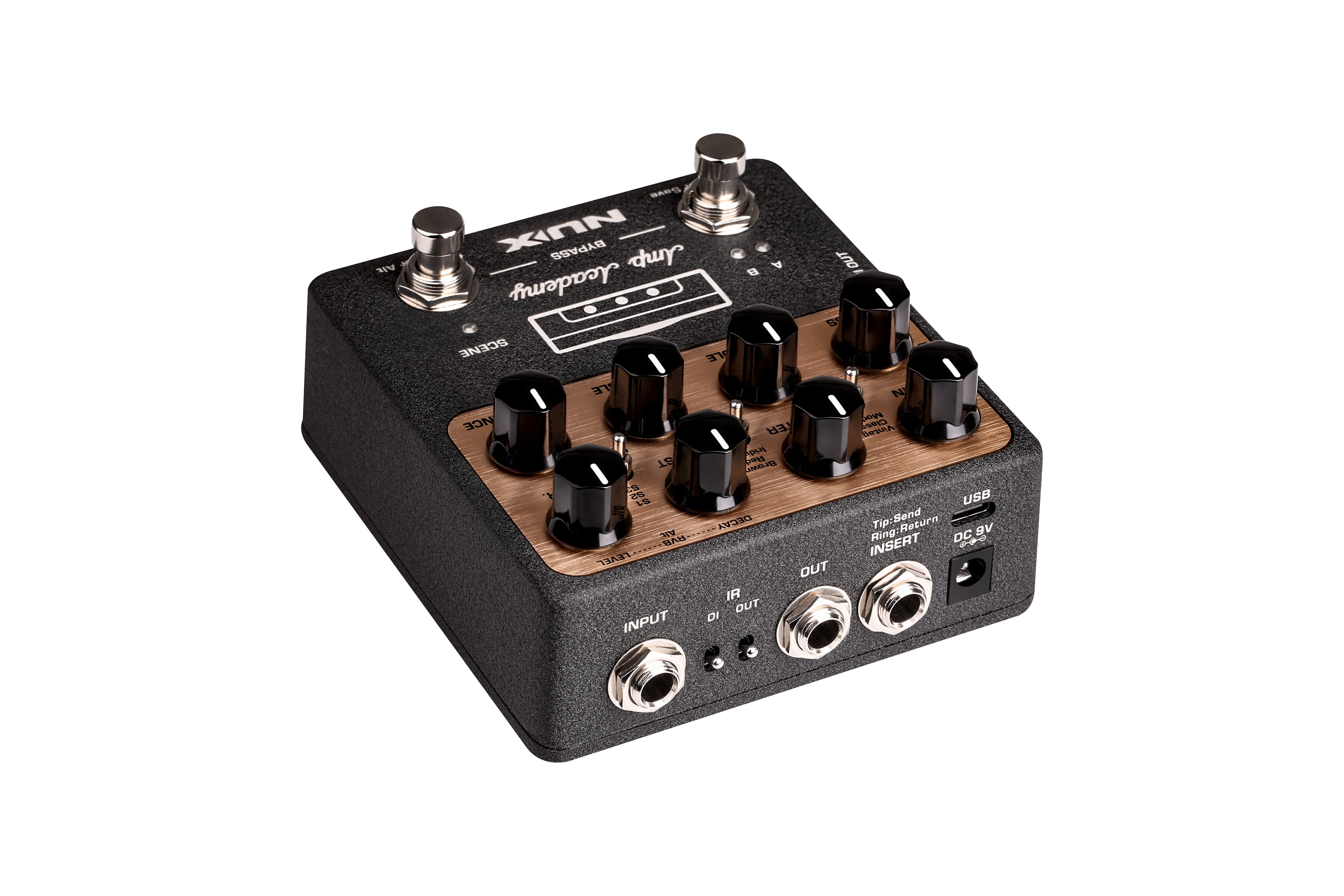 New NUX NGS-6 Amp Academy Amp Modeler Guitar Effects Pedal