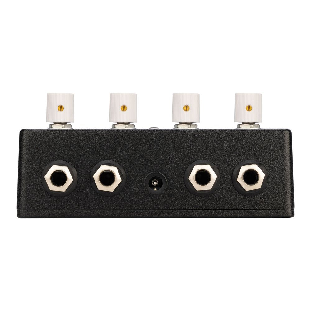 EarthQuaker Devices Four to One Mixer pedal - jacks detail