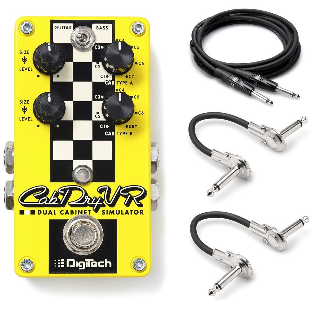 DigiTech Cab Dry VR w/ Hosa Cables! CabDryVR