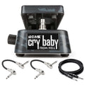 Dunlop DB01B Dimebag Cry Baby From Hell Wah — black camo, with cables