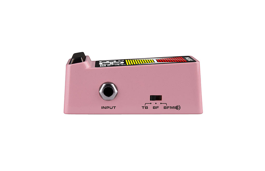 NUX NTU-3 Flow Tune mini guitar tuner — LCD strobe display mode view