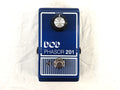 DOD Phasor 201 analog phaser pedal - used blue chassis top view