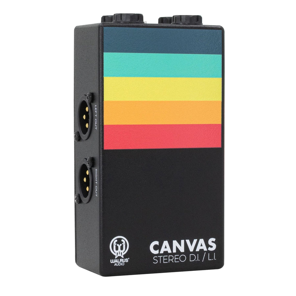 Walrus Audio Canvas Stereo DI/LI box — XLR and jack connections