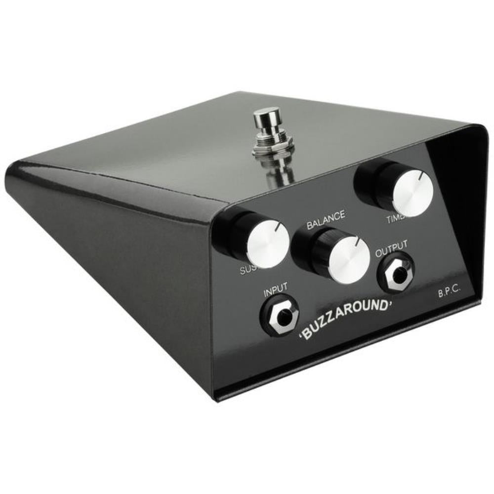 British Pedal Company Buzzaround fuzz pedal — side detail