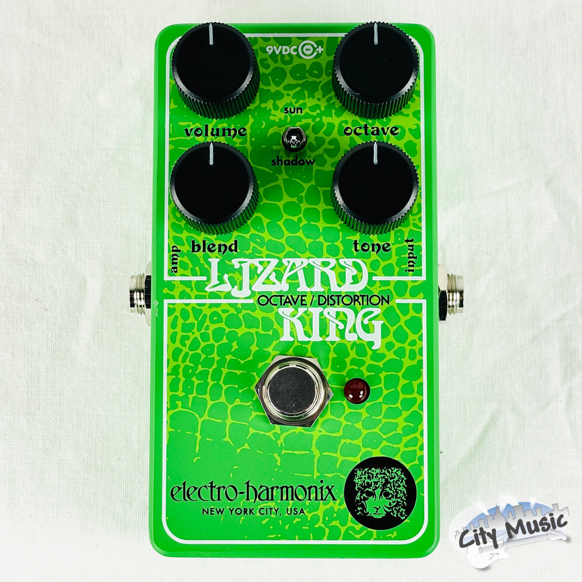 Used Electro-Harmonix EHX Lizard King Bass Octave Fuzz Guitar Effects Pedal ♫