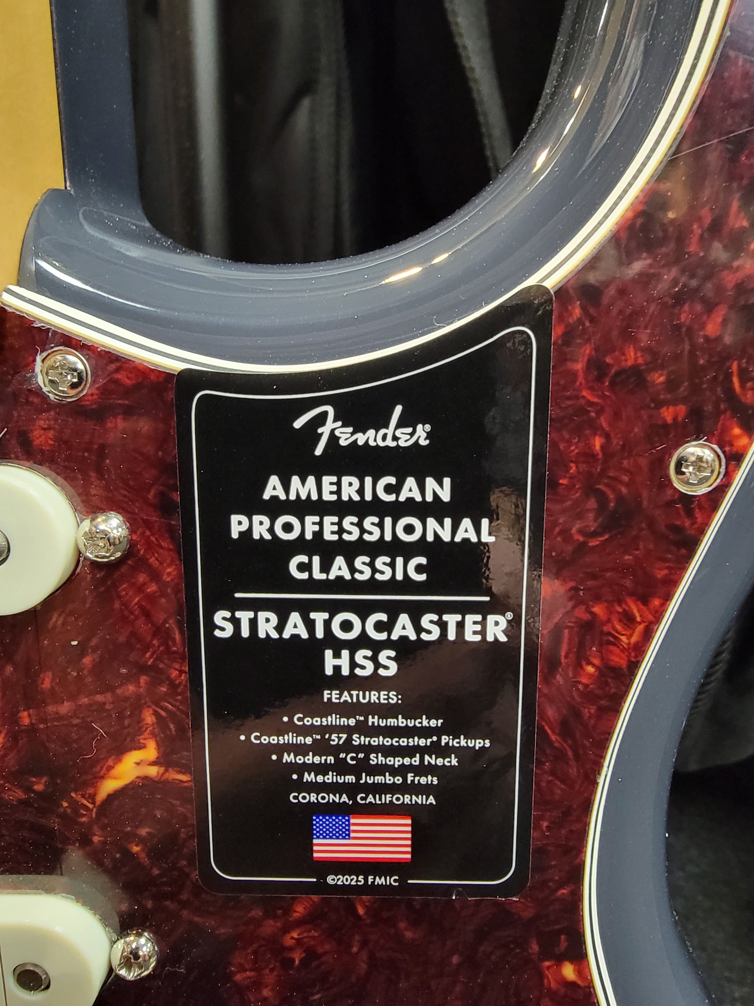 Brand New Fender Made in the USA American Professional Classic Stratocaster HSS Faded Black, W/Bag, Free Shipping!