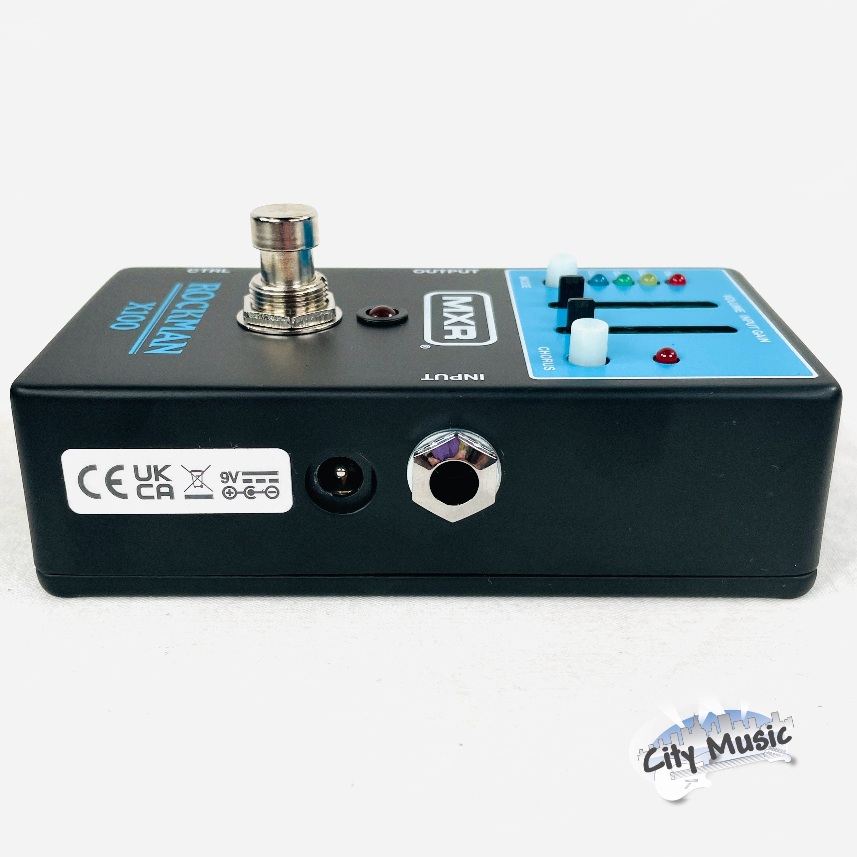 Used MXR MX100 Rockman X100 tone processor pedal — input and output jacks