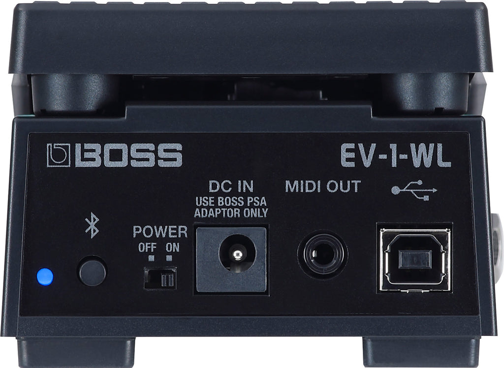 Boss EV-1-WL wireless MIDI expression pedal side view