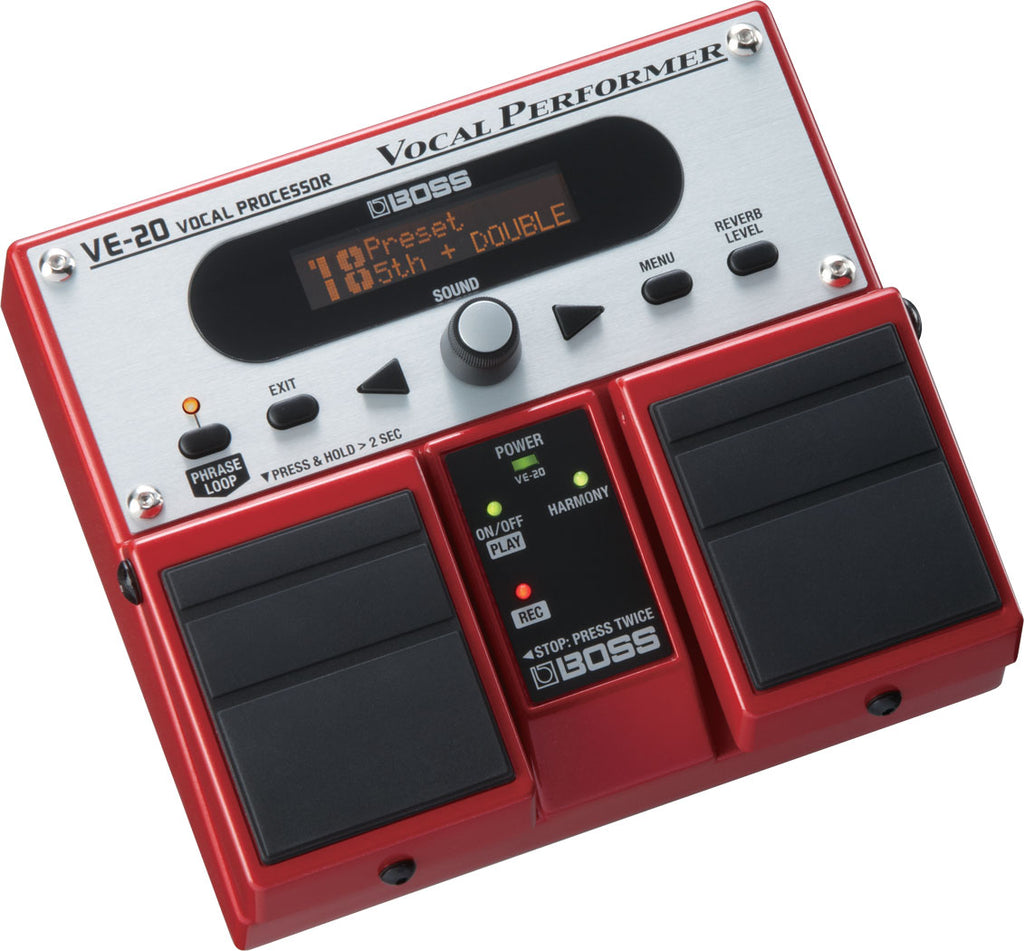 New Boss VE-20 Vocal Performer Voice Effects Processor Pedal