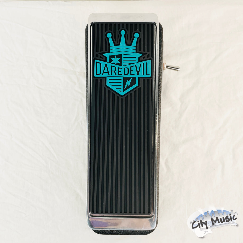 Dunlop DD95FW Cry Baby Daredevil Fuzz Wah pedal — top view